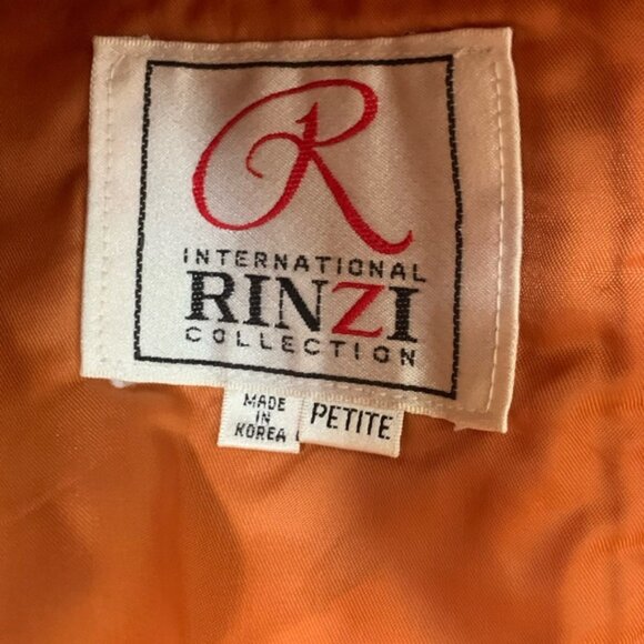 Vintage Rinzi International Collection 100% Leather Brown Suede Jacket & Top Set - Picture 15 of 15